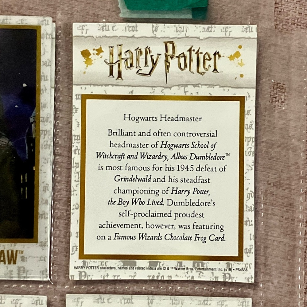 Set of 11 Lenticular HP Wizard Cards - Picture 4 of 4